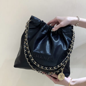 bag0904 Chanel 22 Bag Small Black