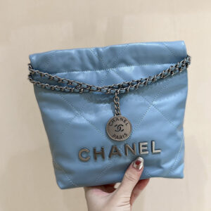 bag0914 Chanel 22 Bag Mini Blue