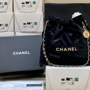 bag0918 Chanel 22 Bag Black