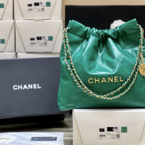 bag0932 Chanel 22 Bag Small Green