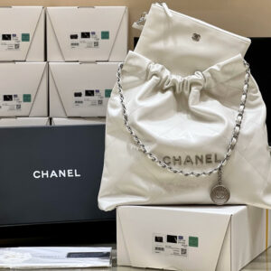 bag0940 Chanel 22 Bag Medium White