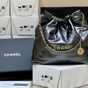 bag0943 Chanel 22 Bag Medium Gray