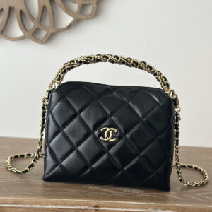 bag1038 Chanel Hobo Black