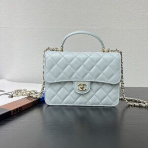 bag1047 Chanel Top Handle Gold Hardware