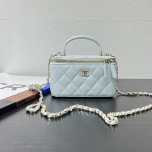 bag1063 Chanel Vanity Gold Hardware