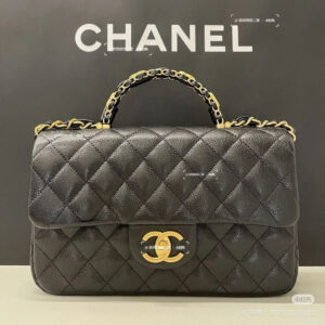 bag1067 Chanel Top Handle Mini Black