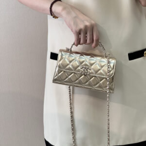 bag1103 Chanel Bag Gold