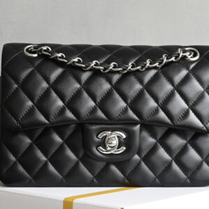 bag0009 Chanel Classic Flap Small Black Silver Hardware
