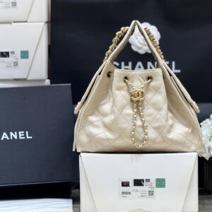 bag1134 Chanel 25 Bag Beige