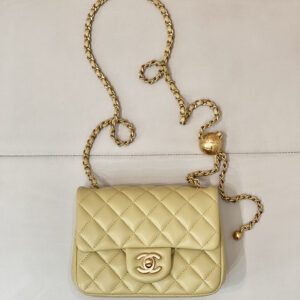 bag1138 Chanel Vanity Small Gold Hardware