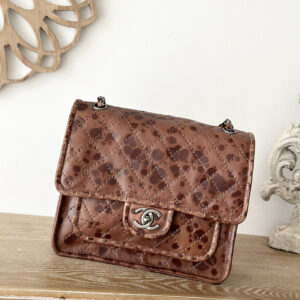 bag1204 Chanel Classic Flap Brown