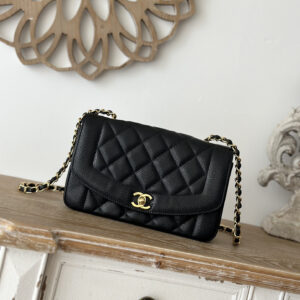 bag1207 Chanel Top Handle Black