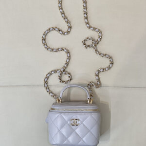 bag1264 Chanel Bag Small Gray