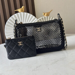 bag1277 Chanel Hobo Gold Hardware