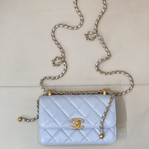 bag1294 Chanel Bag Small Blue