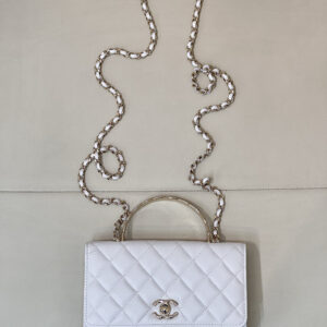 bag1308 Chanel Bag White