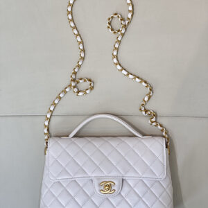 bag1385 Chanel Bag Small White