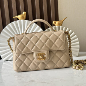 bag1485 Chanel Kelly Bag Small Black Gold Hardware