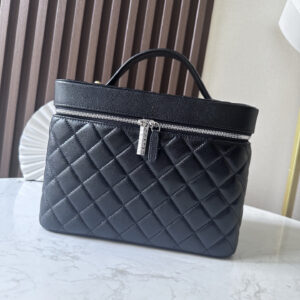 bag1506 Chanel Vanity Black