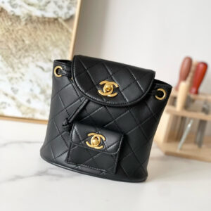 bag1511 Chanel Backpack Small Black
