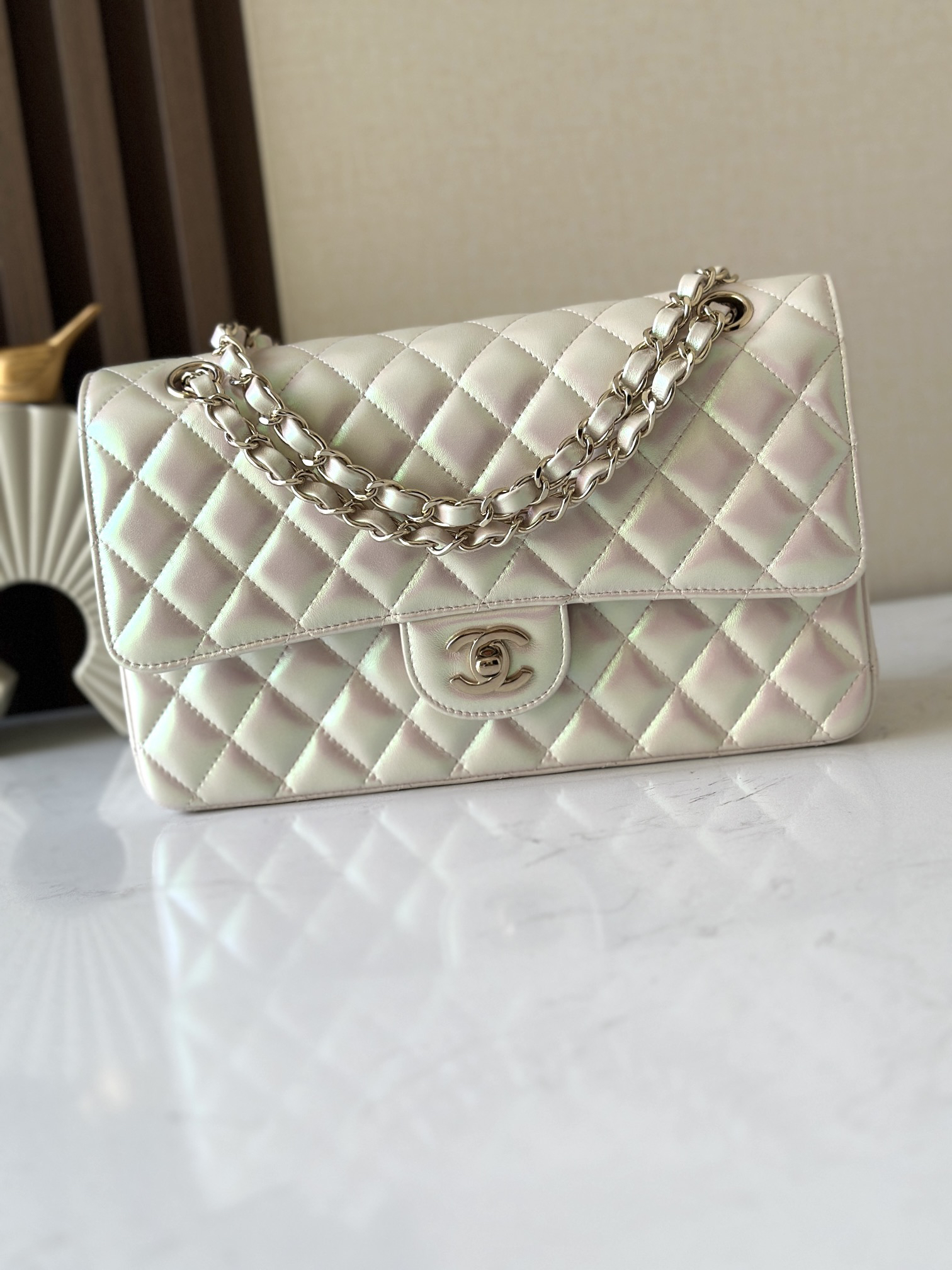 bag1520 Chanel Bag Apricot Gold Hardware