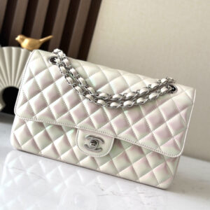 bag1521 Chanel Bag Apricot Silver Hardware