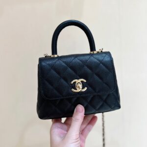 bag1646 Chanel Top Handle Champagne