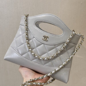 bag1784 Chanel Bag Champagne Gold Hardware