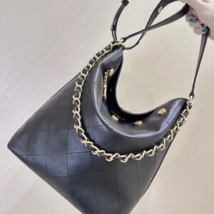 bag1802 Chanel Bag Black Gold Hardware