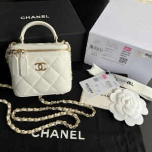 bag1811 Chanel Top Handle Gold Hardware