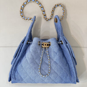 bag1829 Chanel Bag Small Denim Blue