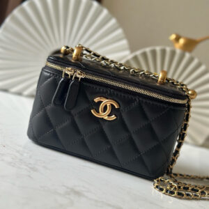 bag1882 Chanel Bag Black Gold Hardware