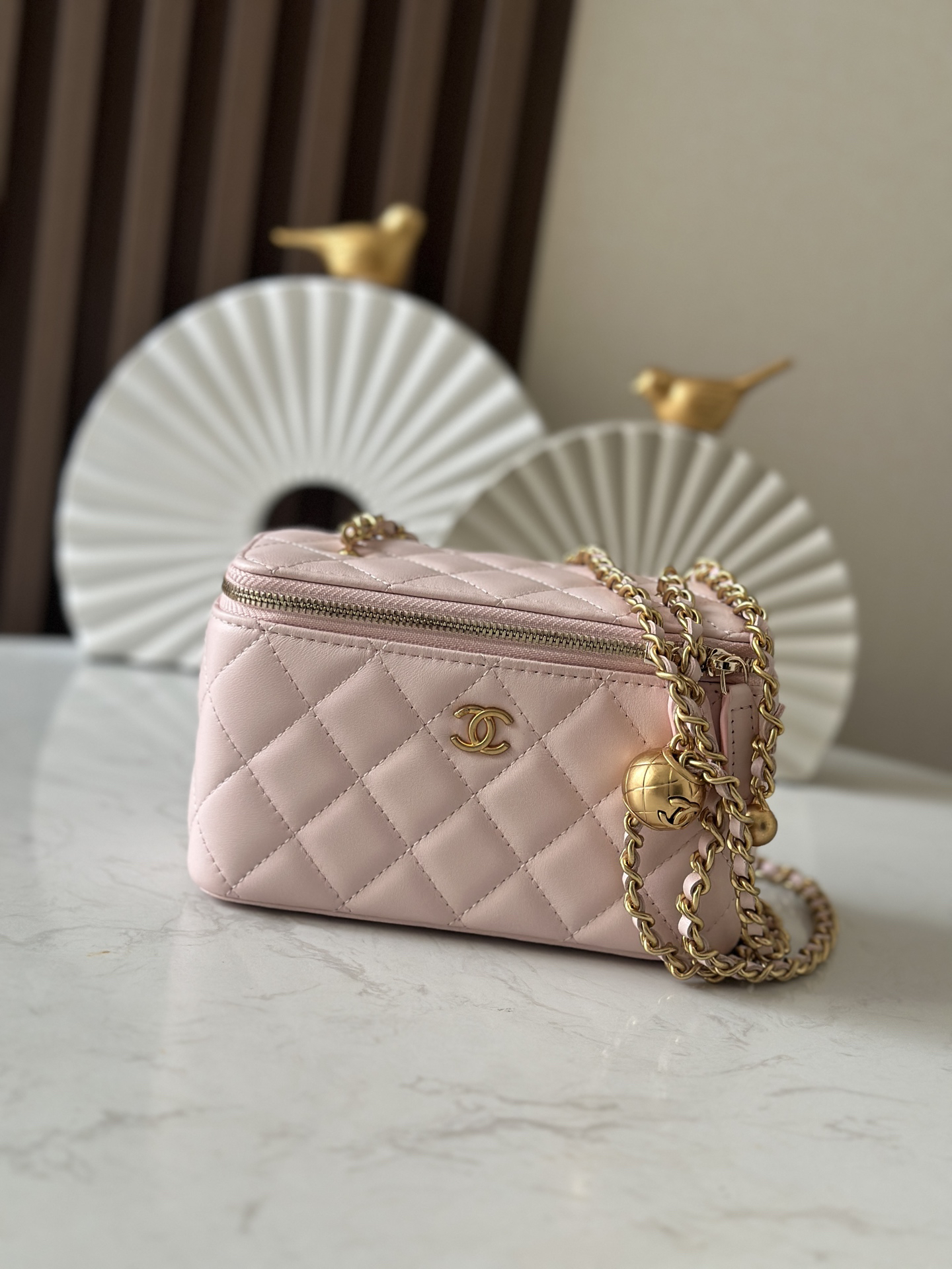 bag1888 Chanel Bag Large Pink Gold Hardware