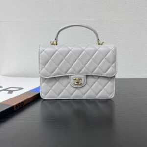 bag1903 Chanel Top Handle Gold Hardware