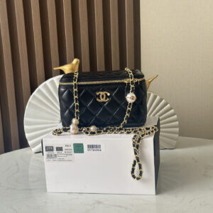 bag0087 Chanel Vanity Black