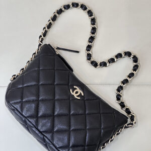 bag1960 Chanel Bag Black Gold Hardware