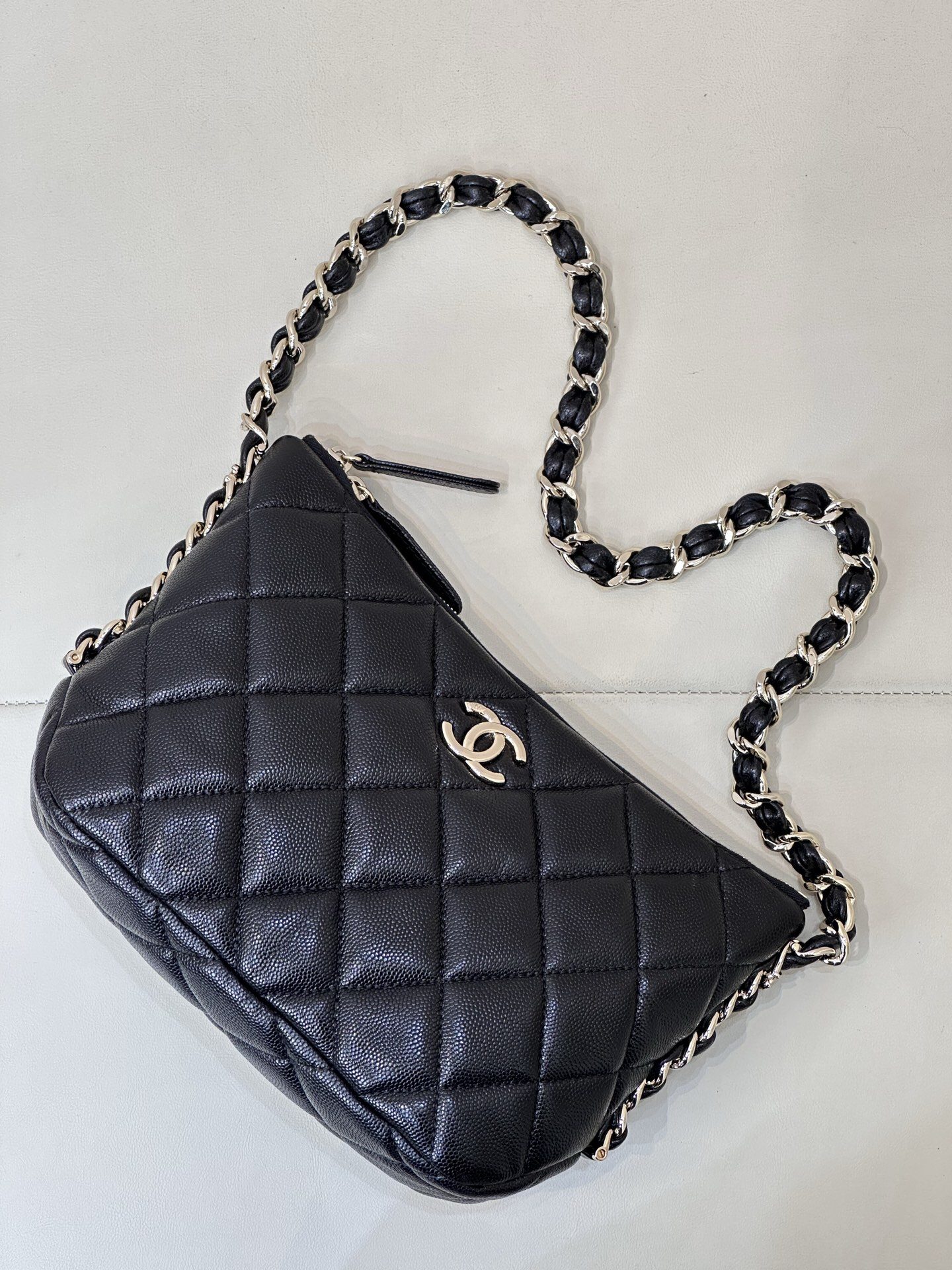 bag1960 Chanel Bag Black Gold Hardware