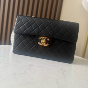 bag2053 Chanel Bag Black Gold Hardware