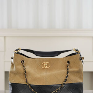 bag0114 Chanel Tote Small Apricot
