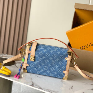 lv0050 Louis Vuitton M27450 Side Tr Top Handle Bag Medium with Dynamic Code