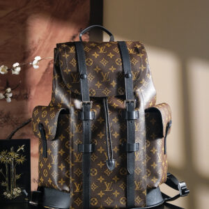 lv0053 Louis Vuitton M43735 CHRISTOPHER Backpack with Dynamic Code