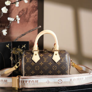 lv0056 Louis Vuitton M46222 Speedy Top Handle Bag Mini with Dynamic Code