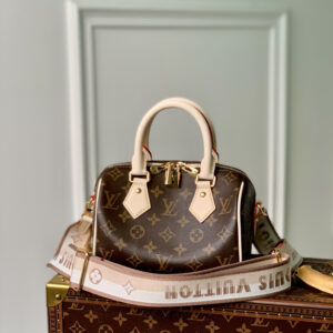 lv0076 Louis Vuitton M46234 M46222 Speedy Shoulder Bag with Dynamic Code