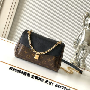 lv0234 Louis Vuitton Top Handle Bag with Dynamic Code