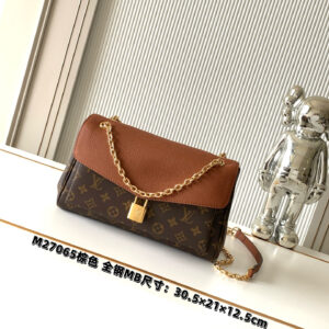 lv0235 Louis Vuitton Top Handle Bag with Dynamic Code