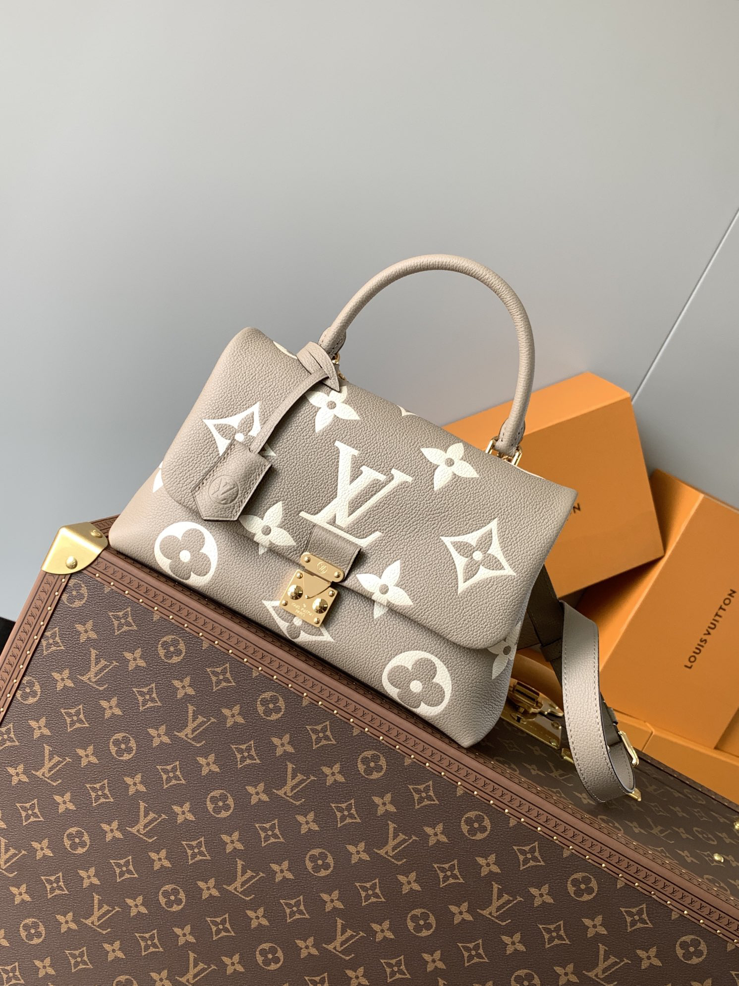 lv0362 Louis Vuitton M46041 Top Handle Bag Medium Large with Dynamic Code
