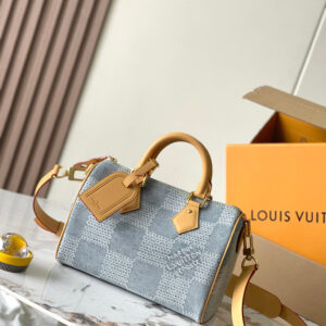 lv0365 Louis Vuitton Pharrell Top Handle Bag with Dynamic Code