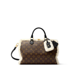 lv0428 Louis Vuitton M26326 Speedy SOFT TEDDY Top Handle Bag with Dynamic Code