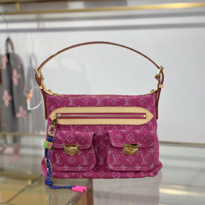 lv0448 Louis Vuitton BAGGY Top Handle Bag with Dynamic Code