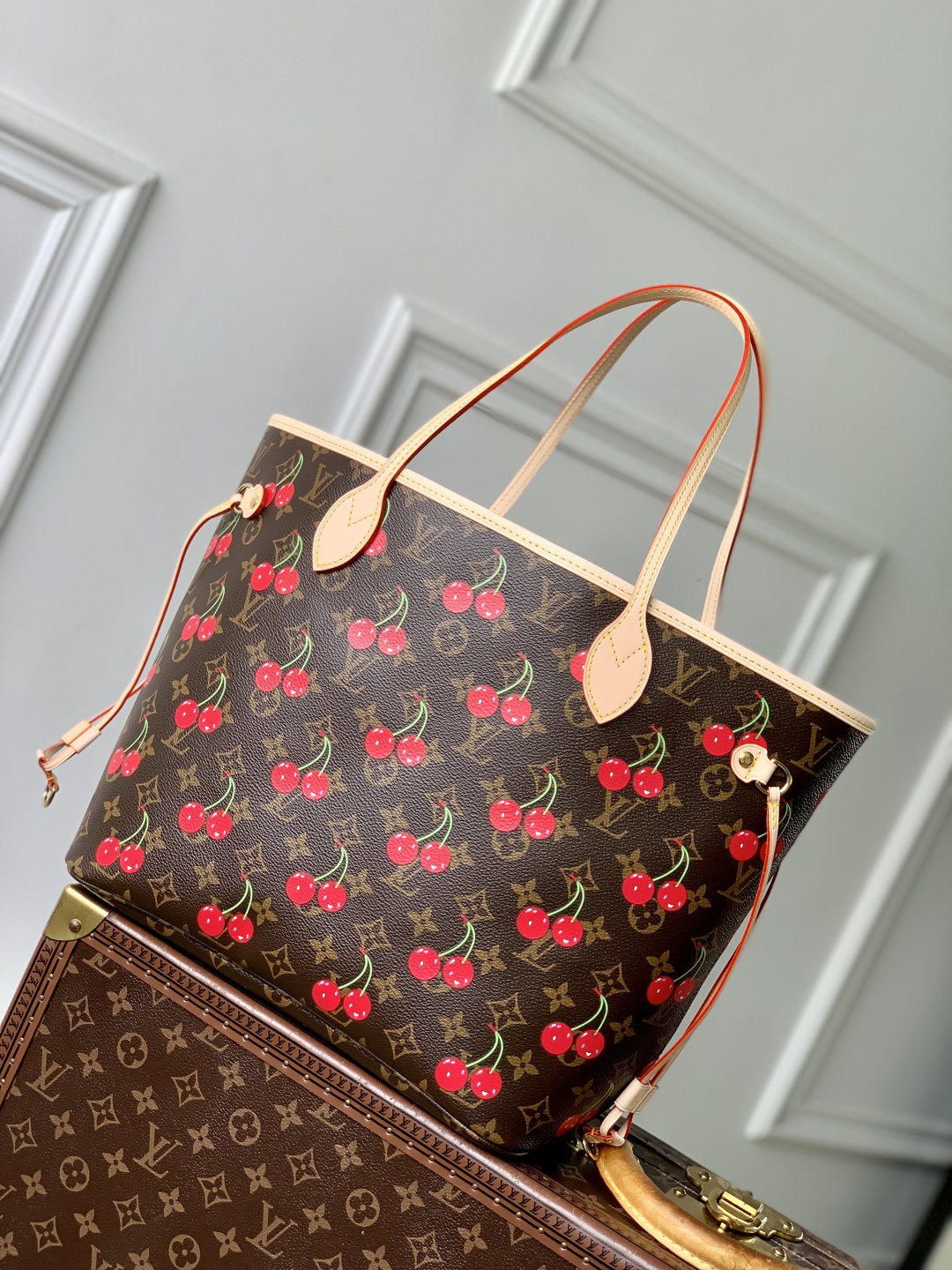 lv0479 Louis Vuitton M13263 Neverfull Tote Bag Medium